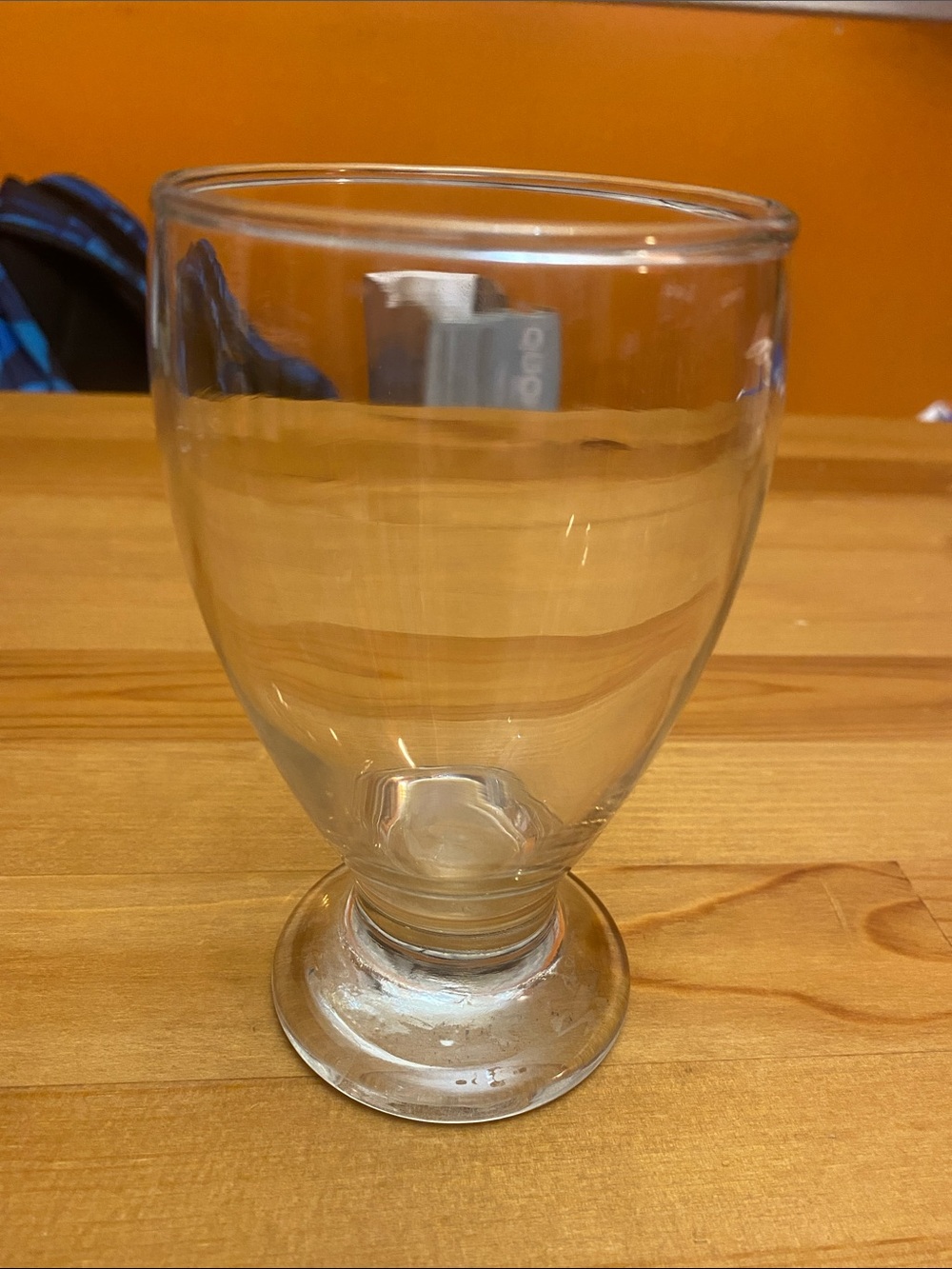 Clear Glass Stemmed Dessert Cup  Transparent Glass Serving Dish